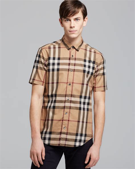 burberry men's shirts sale|burberry plaid shirts for men.